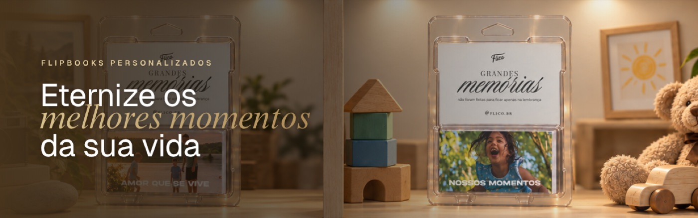 Flipbooks personalizados Flico: eternize os melhores momentos da sua vida